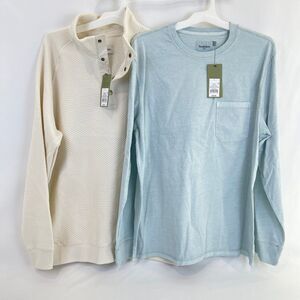 2-Pack Men's Goodfellow & Co Long Sleeves Shirts | Large | New with tags